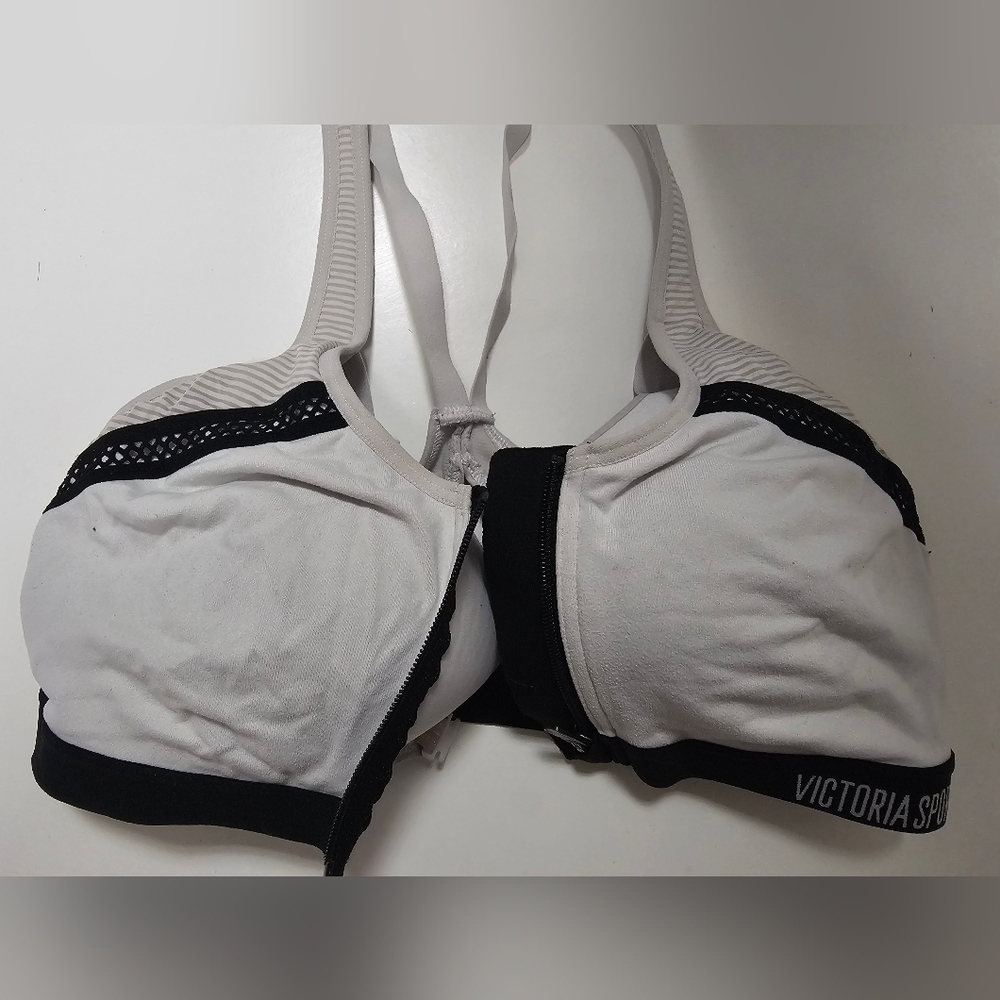 Victoria's Secret White and Black Bra
